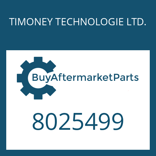 8025499 TIMONEY TECHNOLOGIE LTD. THRUST WASHER