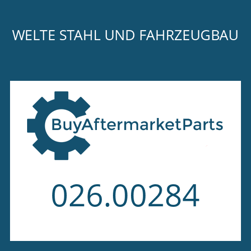 026.00284 WELTE STAHL UND FAHRZEUGBAU BAFFLE PLATE