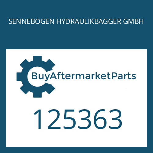 125363 SENNEBOGEN HYDRAULIKBAGGER GMBH TIE ROD