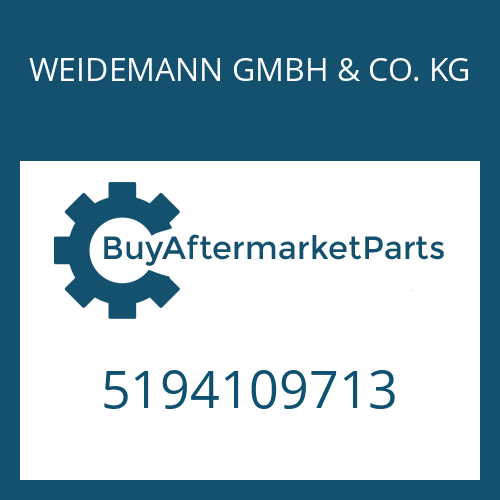 5194109713 WEIDEMANN GMBH & CO. KG WHEEL CYLINDER