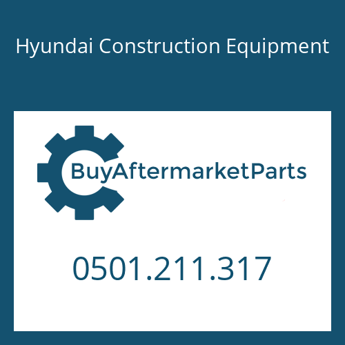 0501.211.317 Hyundai Construction Equipment HOSE PIPE