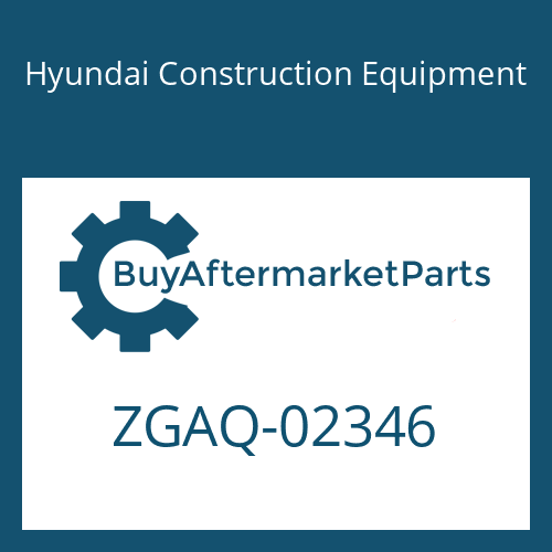 ZGAQ-02346 Hyundai Construction Equipment JOINT-AXLE