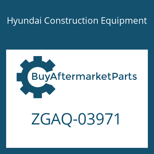 ZGAQ-03971 Hyundai Construction Equipment PLUG-SCREW