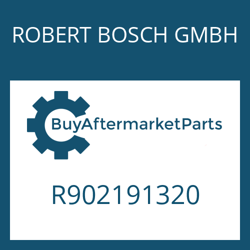 R902191320 ROBERT BOSCH GMBH HYDROSTATIC UNIT