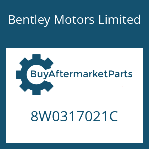 8W0317021C Bentley Motors Limited OIL COOLER