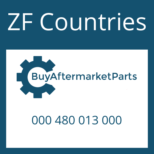 000 480 013 000 ZF Countries REPAIR KIT