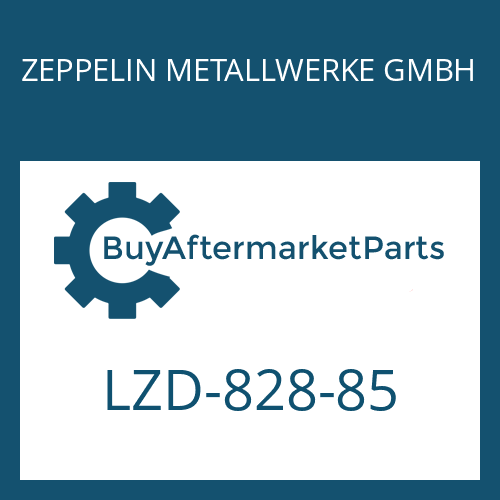 LZD-828-85 ZEPPELIN METALLWERKE GMBH ANHAENGESCHILD