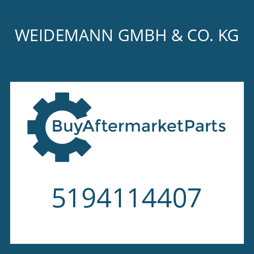 5194114407 WEIDEMANN GMBH & CO. KG TENSION SPRING