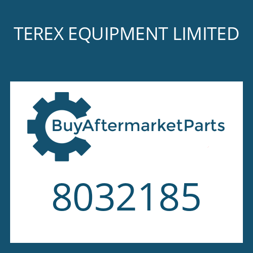 8032185 TEREX EQUIPMENT LIMITED SCHNEIDRING