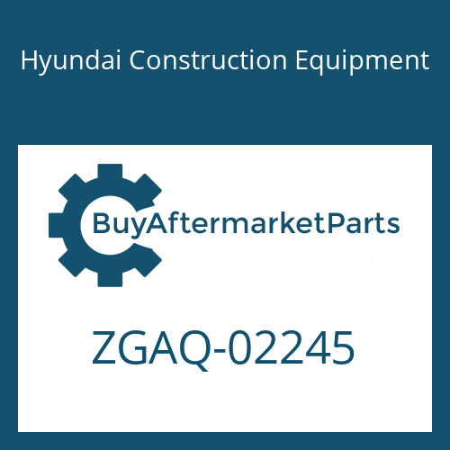 ZGAQ-02245 Hyundai Construction Equipment NUT-HEX