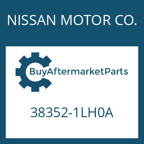 38352-1LH0A NISSAN MOTOR CO. BREATHER