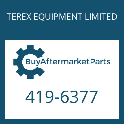 419-6377 TEREX EQUIPMENT LIMITED WASHER