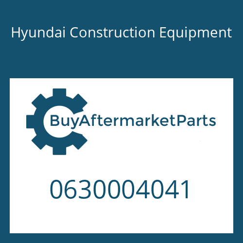 0630004041 Hyundai Construction Equipment SHIM PLATE