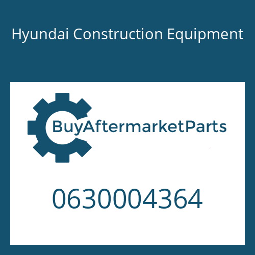 0630004364 Hyundai Construction Equipment SHIM PLATE