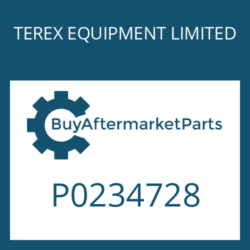 P0234728 TEREX EQUIPMENT LIMITED SPRING WASHER