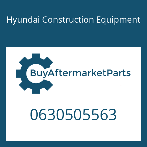 0630505563 Hyundai Construction Equipment SNAP RING