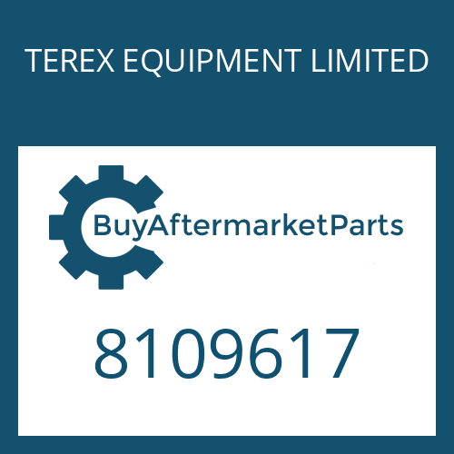 8109617 TEREX EQUIPMENT LIMITED CYLINDRICAL PIN