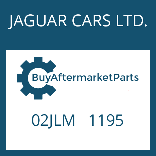 02JLM 1195 JAGUAR CARS LTD. SLOT. PIN