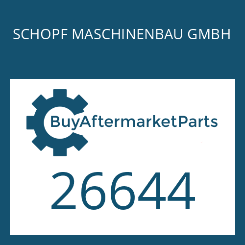 26644 SCHOPF MASCHINENBAU GMBH SLOT. PIN