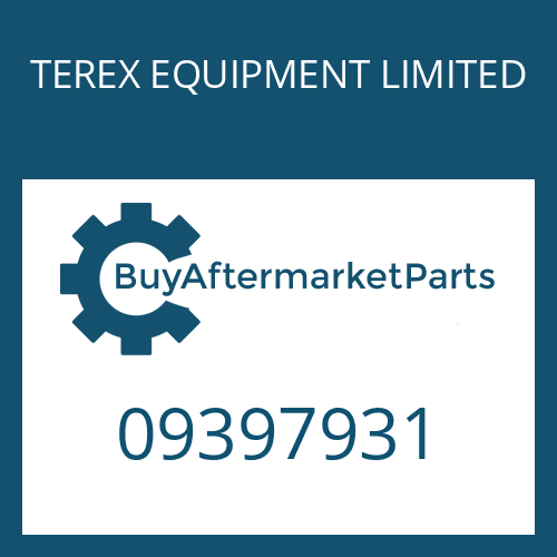 09397931 TEREX EQUIPMENT LIMITED SHAFT SEAL