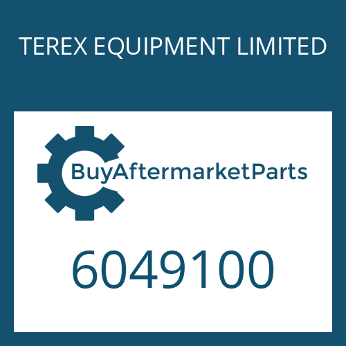 6049100 TEREX EQUIPMENT LIMITED O-RING