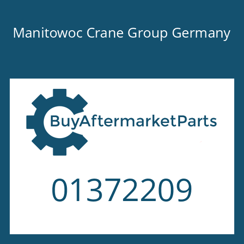 01372209 Manitowoc Crane Group Germany O-RING