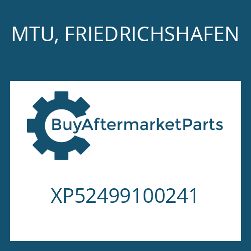 XP52499100241 MTU, FRIEDRICHSHAFEN O-RING