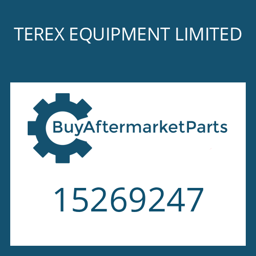 15269247 TEREX EQUIPMENT LIMITED O-RING