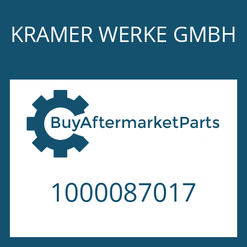 1000087017 KRAMER WERKE GMBH O-RING