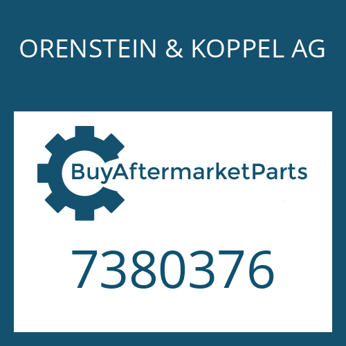 7380376 ORENSTEIN & KOPPEL AG O-RING