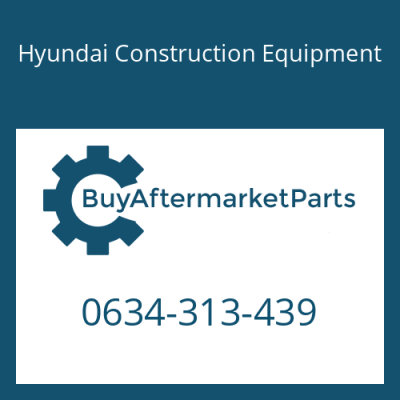 0634-313-439 Hyundai Construction Equipment O-RING