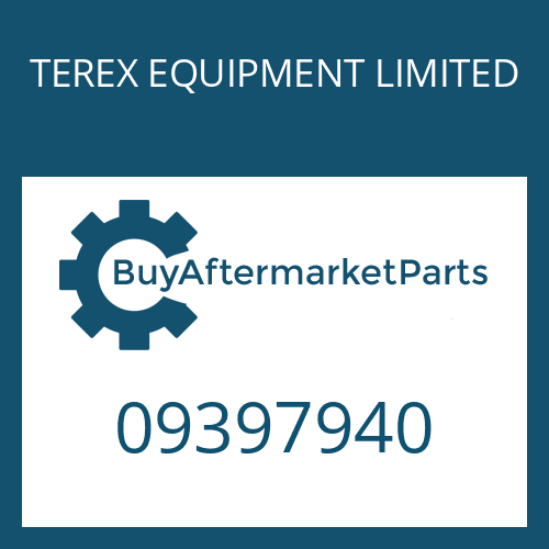 09397940 TEREX EQUIPMENT LIMITED O-RING