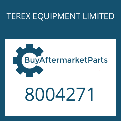 8004271 TEREX EQUIPMENT LIMITED O-RING