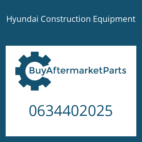 0634402025 Hyundai Construction Equipment R-RING