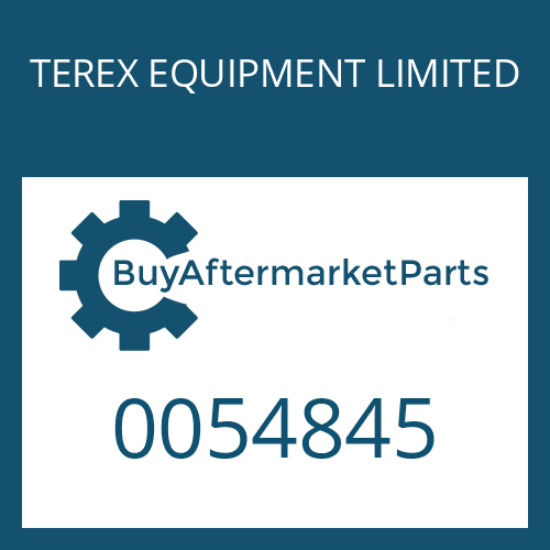 0054845 TEREX EQUIPMENT LIMITED SEALING RING