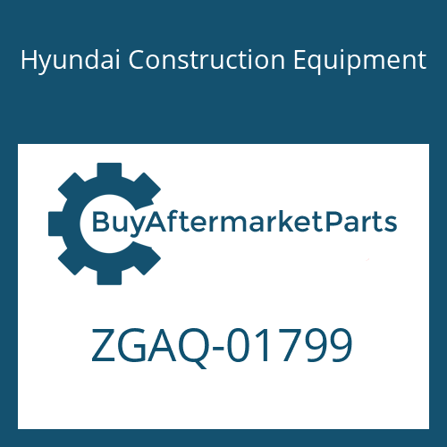 ZGAQ-01799 Hyundai Construction Equipment DISC-RUNNING