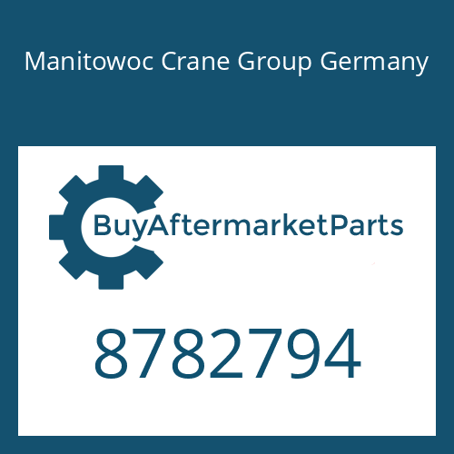 8782794 Manitowoc Crane Group Germany AXIAL NEEDLE CAGE