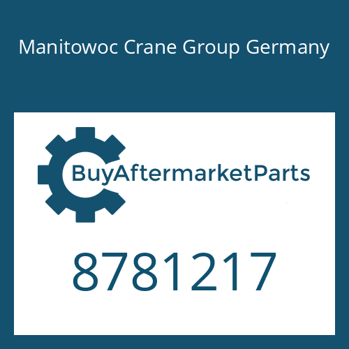 8781217 Manitowoc Crane Group Germany NEEDLE SLEEVE