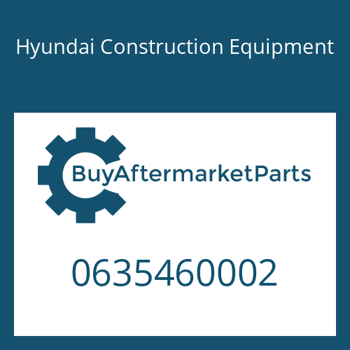 0635460002 Hyundai Construction Equipment BALL