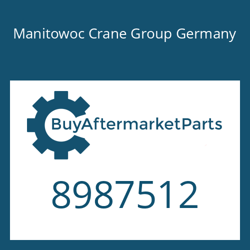 8987512 Manitowoc Crane Group Germany BALL