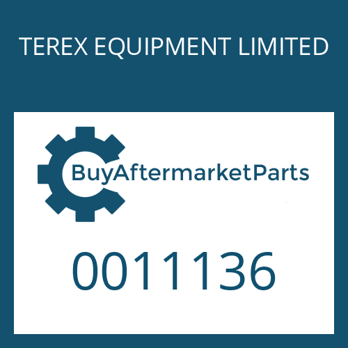 0011136 TEREX EQUIPMENT LIMITED BALL