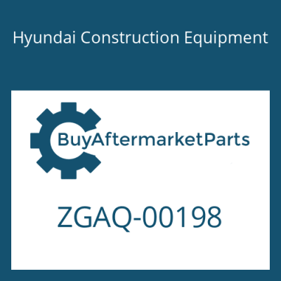 ZGAQ-00198 Hyundai Construction Equipment SCREW-HEX