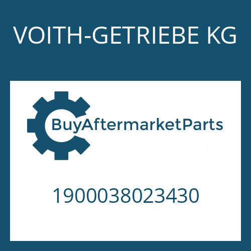 1900038023430 VOITH-GETRIEBE KG HEXAGON SCREW