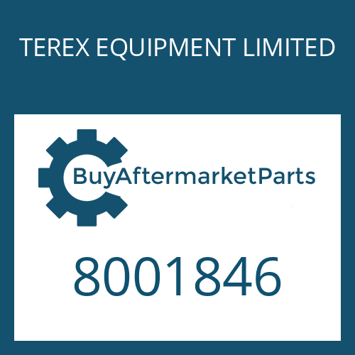 8001846 TEREX EQUIPMENT LIMITED HEXAGON SCREW