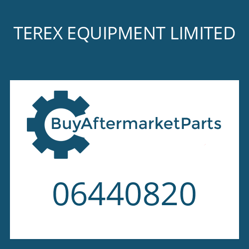 06440820 TEREX EQUIPMENT LIMITED HEXAGON SCREW