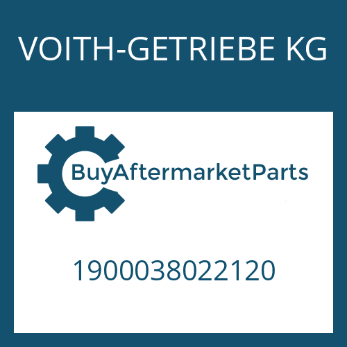 1900038022120 VOITH-GETRIEBE KG HEXAGON SCREW