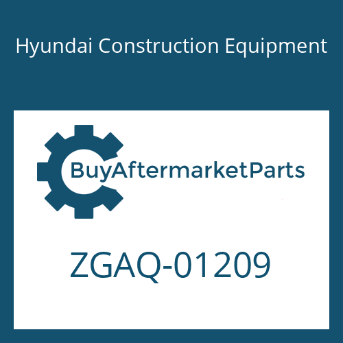 ZGAQ-01209 Hyundai Construction Equipment SCREW-HEX