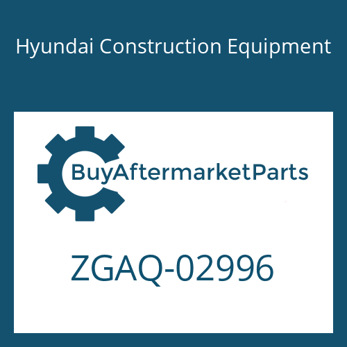 ZGAQ-02996 Hyundai Construction Equipment SCREW-HEX