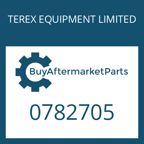 0782705 TEREX EQUIPMENT LIMITED CAP SCREW