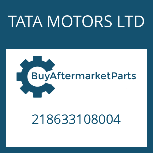 218633108004 TATA MOTORS LTD CAP SCREW